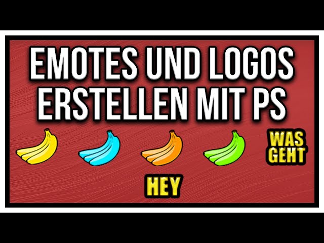 Emojis und Logos erstellen für die Youtube Kanalmitgliedschaft mit Photoshop