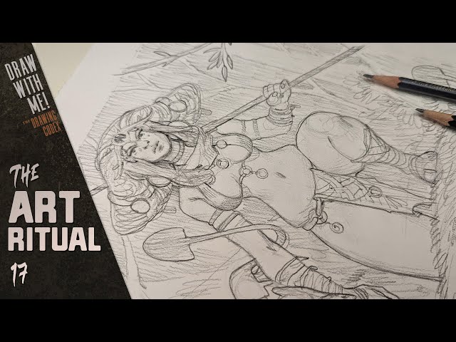 Art Ritual 17: Forest Dweller  (Real Time Sketching Tutorial)