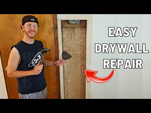 Easily Repair Drywall | Complete Guide from Patch to Paint!