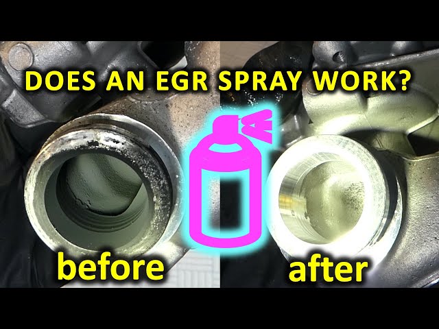 Can you clean EGR valve without removing it? Spray vs. manual cleaning, before and after!