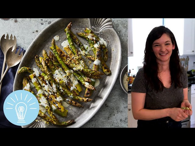 Bryant Terry's Asparagus With Lemon-Pepper Marinade | Genius Recipes