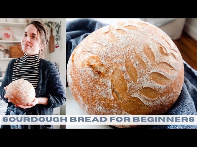 Sourdough Bread for Beginners | NO KNEAD
