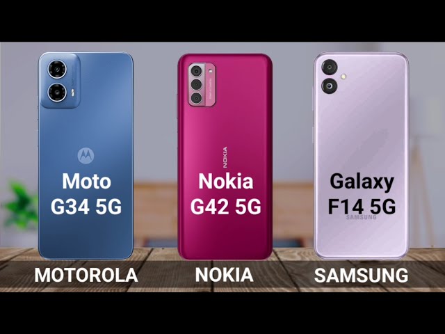 Moto G34 5G Vs Nokia G42 5G Vs Galaxy F14 5G | Full Comparison | Technical Genie