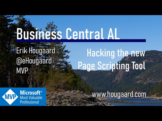 Hacking the new Page Scripting Tool in AL and Business Central