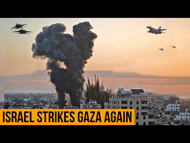 Israel attacks Hamas sites in Gaza in response to fire balloons.