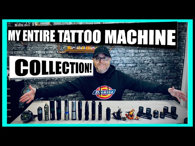 My Entire tattoo machine collection!