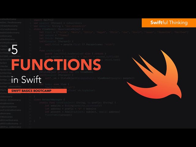 How to use Functions in Swift | Swift Basics #5