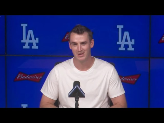 Newly arrived Dodgers' RHP Evan Phillips Press Conference