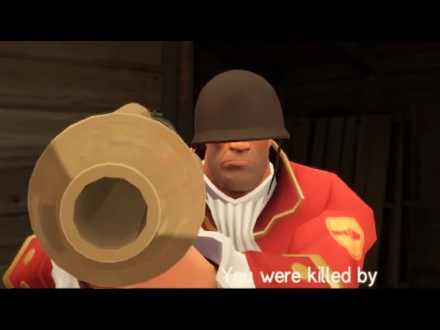 tf2 soldier breaks the 4th wall