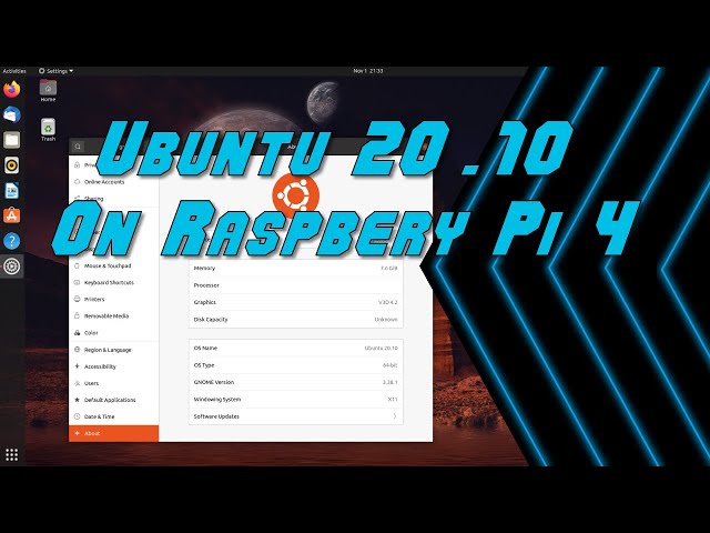 Ubuntu 20.10 on Raspberry Pi 4 – Much better than I expected