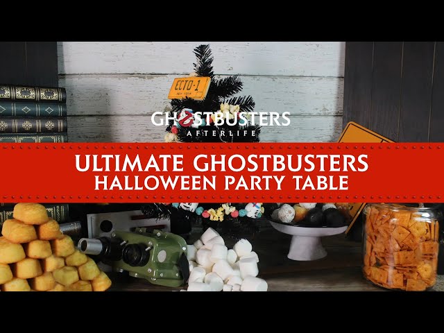 GHOSTBUSTERS: AFTERLIFE – Halloween Party Table Recipes