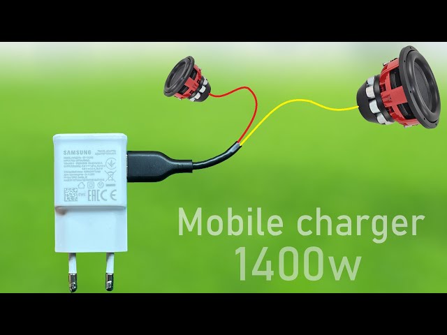 How to turn Mobile charger into a amplifier , No IC , step by step