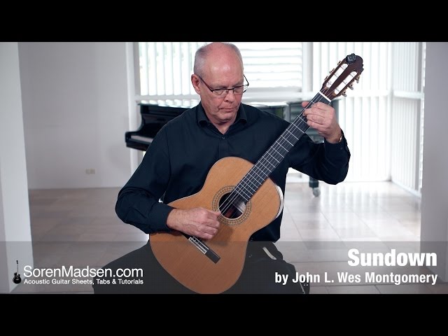 Sundown by John L. Wes Montgomery - Danish Guitar Performance - Soren Madsen
