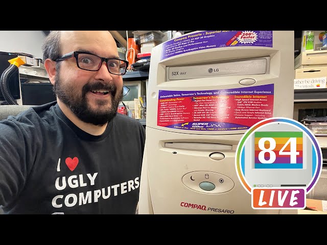 LIVE: Let's finally get this blasted Compaq off my desk!