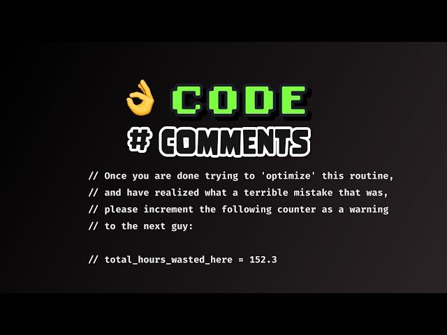 TODO: Write Good Code Comments #Shorts