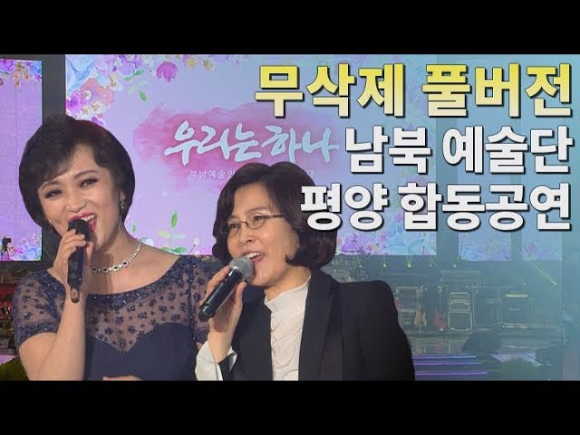 [무삭제 풀버전] '우리는 하나'...남북평화협력기원 평양공연 / 연합뉴스TV (YonhapnewsTV)