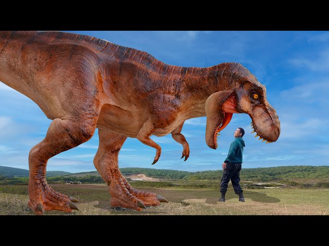 Lost In Dinosaur Jurassic World all Parts | Most Dramatic T-rex Chase | Dinosaur | Ms.Sandy