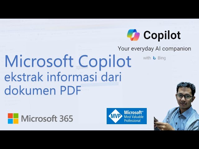 Microsoft Copilot untuk ekstrak informasi dari dokumen PDF