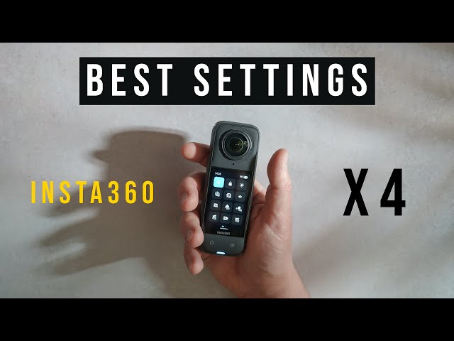 Insta360 X4 - Best Settings in 2 Minutes