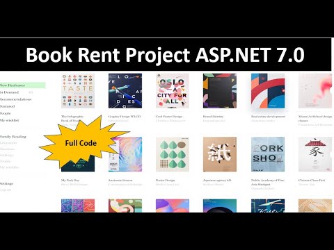 Online Book Rental Project in ASP.NET CORE 7.0