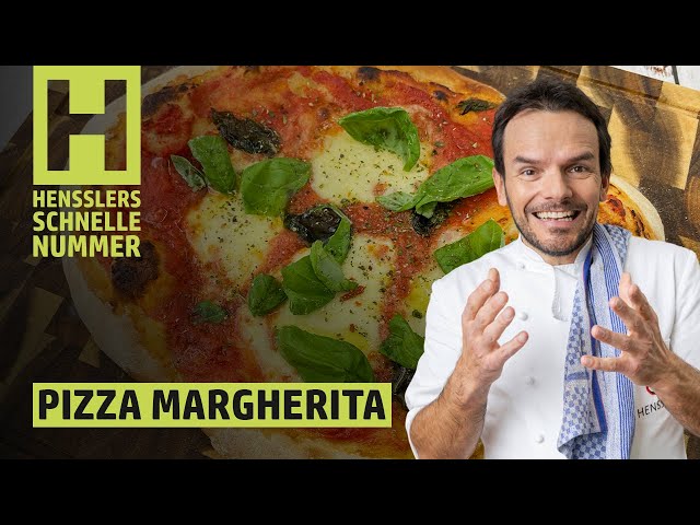 Schnelles Pizza Margherita Rezept von Steffen Henssler | Günstige Rezepte