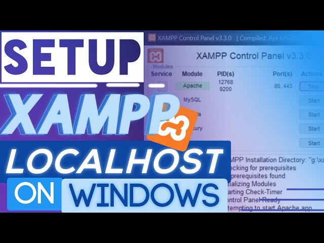 Xampp: Install and Use Xampp Server on Windows 10 || Run Website on Localhost