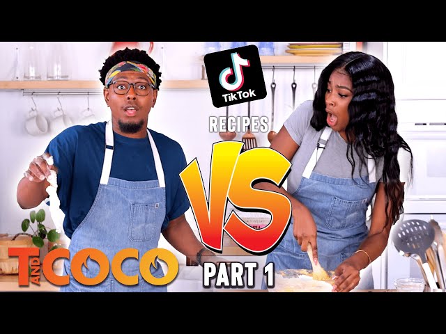 Who Can Make The Best TIKTOK Recipe? | T vs. Coco | T and Coco, Episode 5, PART 1