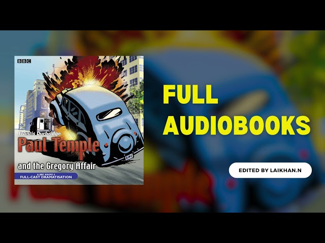 Paul Temple and the Gregory Affair #audiobook