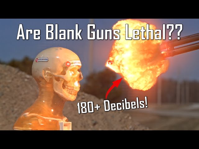 Are Blank Guns Lethal?? - Ballistic High-Speed