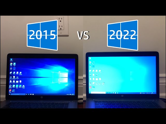 Windows 10 2015 vs 2022 - Speed Test