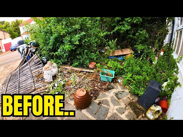 HE NEEDS OUR HELP! We Found Shocking Conditions! Garden Makeover..