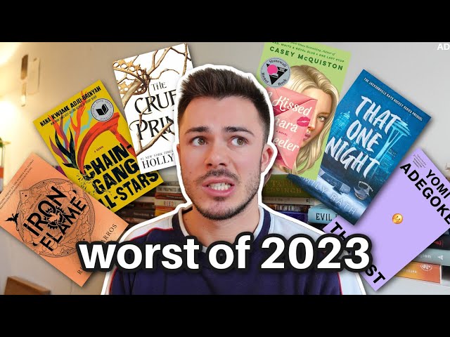 the WORST books i read in 2023 (of the 200+ i read)