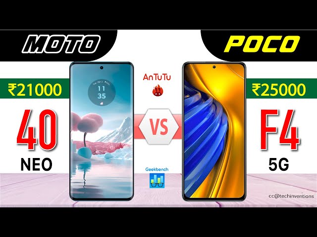 Moto Edge 40 Neo vs POCO F4 5G  |  #870vs7030 #antutu #geekbench #edge40neo #pocof4 #review