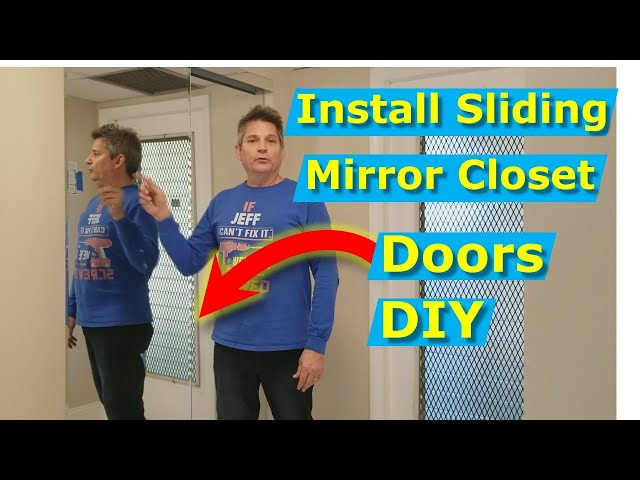 How to Install Sliding Mirror Closet Doors Instead of Bi-Fold