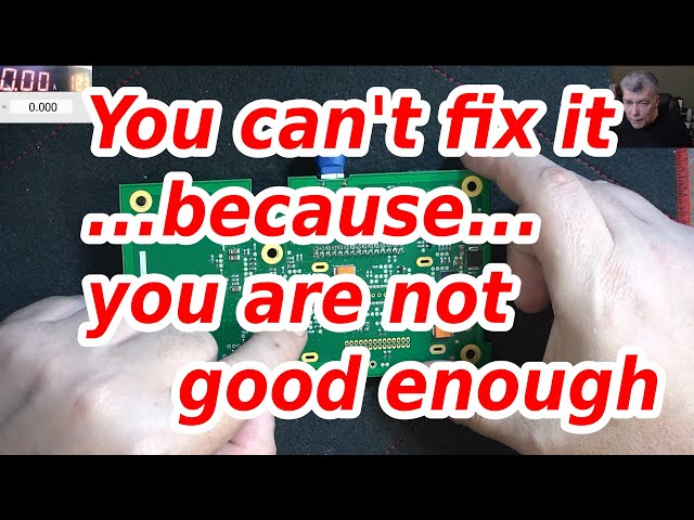 You Can't Fix It, Because You Are Not Good Enough