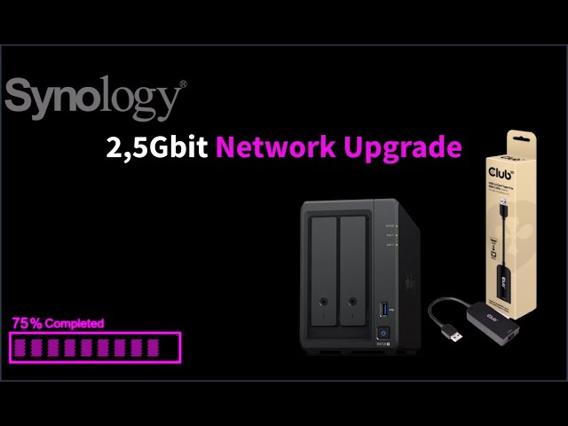 Synology DS224+ 2,5Gbit Netzwerk Upgrade