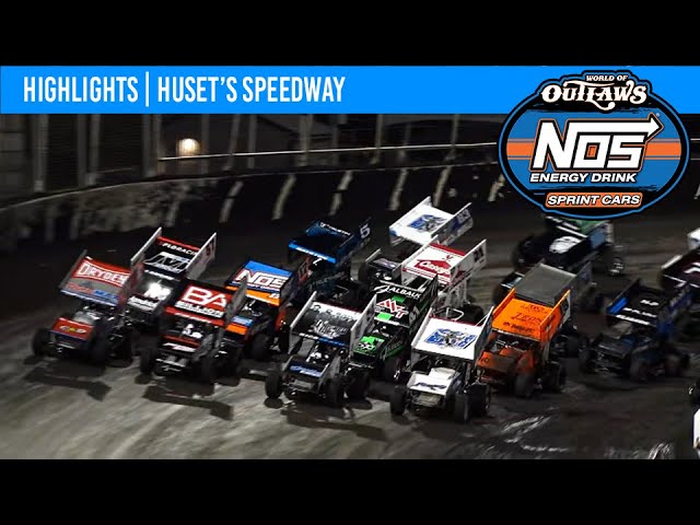 World of Outlaws NOS Energy Drink Sprint Cars | Huset’s Speedway | June 24, 2023 | HIGHLIGHTS