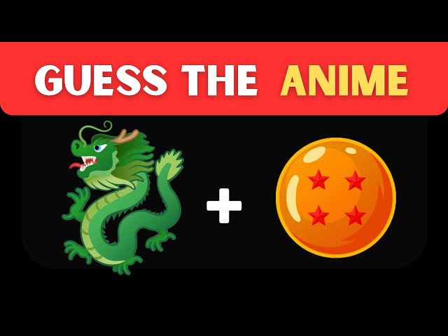 Guess the Anime by emojis | ANIME EMOJI QUIZ 🎮🧠 | QUIZ MASTER|