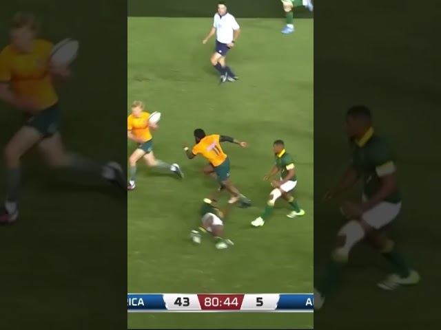 Incredible try on debut