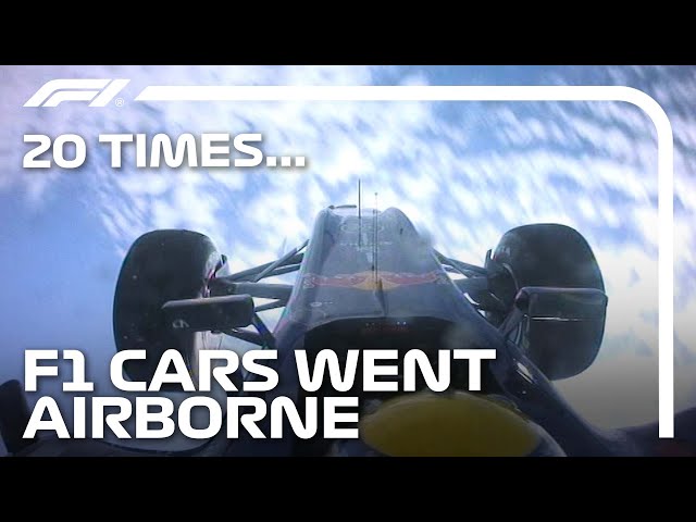 20 Times F1 Cars Went Airborne!
