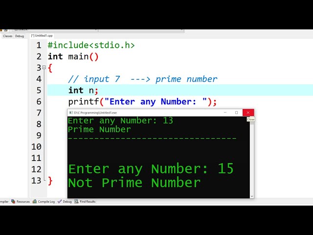 C Program to Check a Number is Prime or Not | Learn Coding