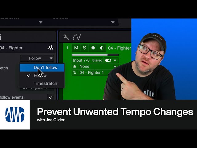 How to Prevent Unwanted Tempo Changes in Studio One | PreSonus