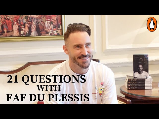 21 Questions with Faf du Plessis | Penguin India