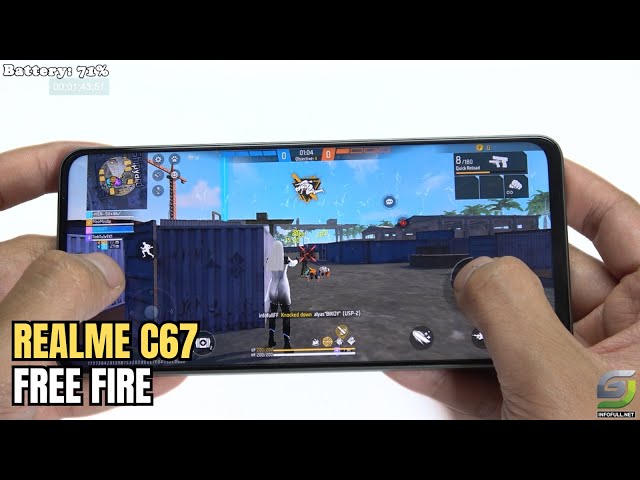 Realme C67 test game Free Fire
