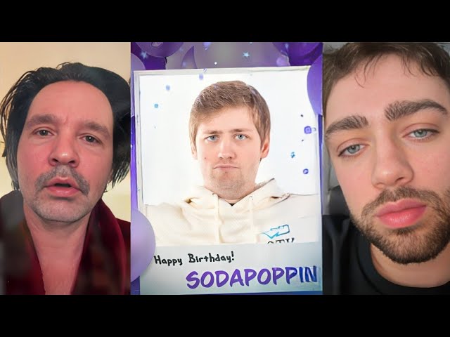 Sodapoppin Loses It Over Friends' Birthday Greetings