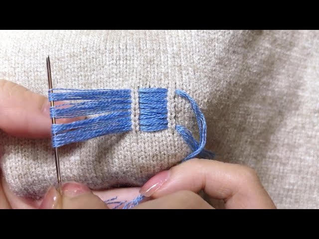 The Amazing Way to Fix a Hole in a Sweater
