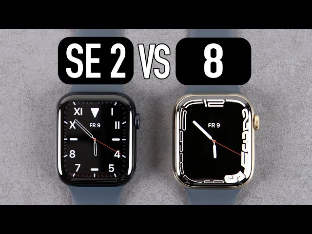 Apple Watch SE 2 vs Series 8 Vergleich | Für wen lohnt sich welche Apple Watch mehr?
