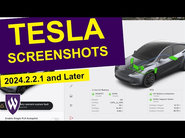 How to take a Screenshot in a Tesla
