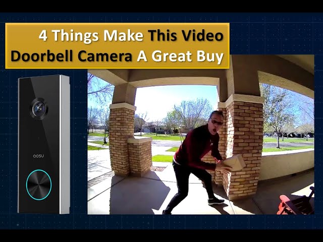 Locksmith's Favorite Wireless Doorbell Camera. AOSU Video Doorbell Review.