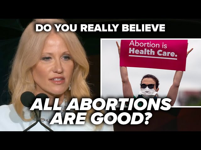 PRO-ABORTION CROWD, EXPOSED: Do you really believe all abortions are good?